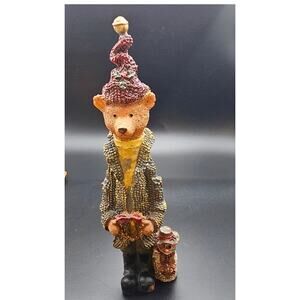Holiday Treasures collectible country bear 10 inch figurine